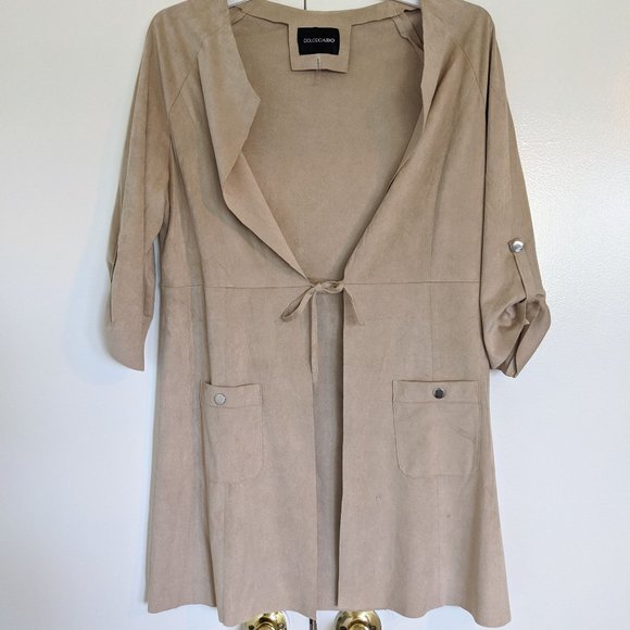 Suede lightweight jacket - Picture 1 of 5
